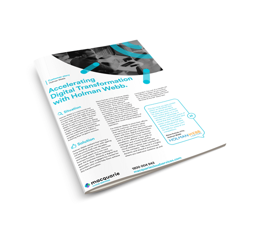 Accelerating Digital Transformation with Holman Webb - Case study