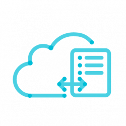 Hybrid architecture icon