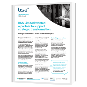 BSA Case study image